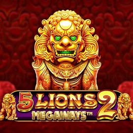5 Lions Megaways 2 logo by Pragmatic Play at Glorious Bingo