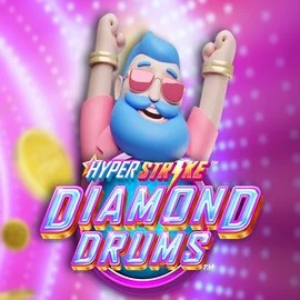 Hyper Strike Diamond Drums logo by Gameburger Studios Glorious Bingo