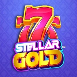Stellar Gold slot visual from Snowborn Games available on glorious-bingo.co.uk