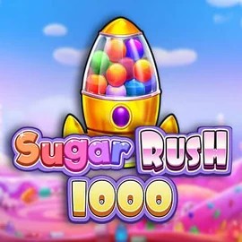 Official Slots logo: Sugar Rush 1000 by Pragmatic Play at Glorious Bingo